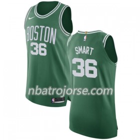 Män Boston Celtics Tröja Marcus Smart 36 Nike 2017-18 Grön Swingman